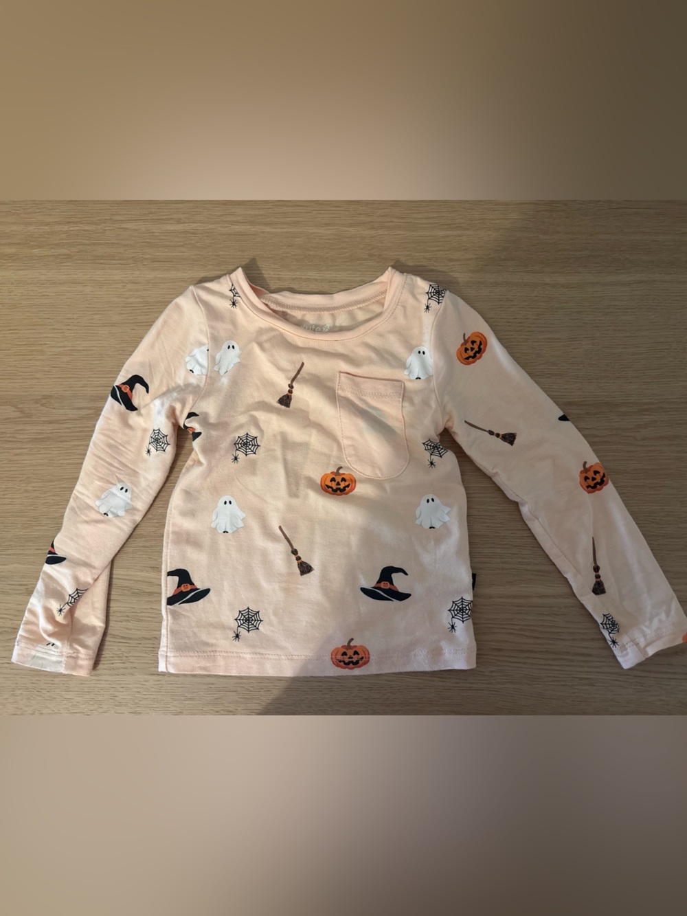 KYTE BABY 12-18 months Halloween Print Long-Sleeve Pocket Top